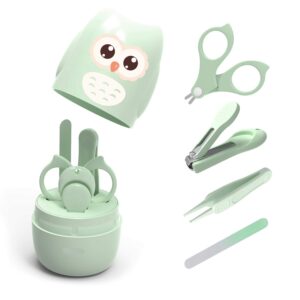 Baby Nail Kit, 4-in-1 Baby Nail Care Set with Cute Case