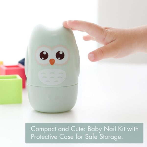 Baby Nail Kit, 4-in-1 Baby Nail Care Set with Cute Case - Image 2