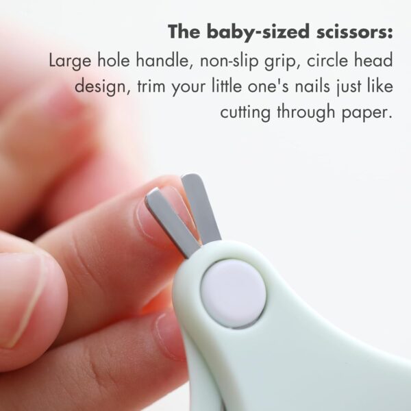 Baby Nail Kit, 4-in-1 Baby Nail Care Set with Cute Case - Image 5