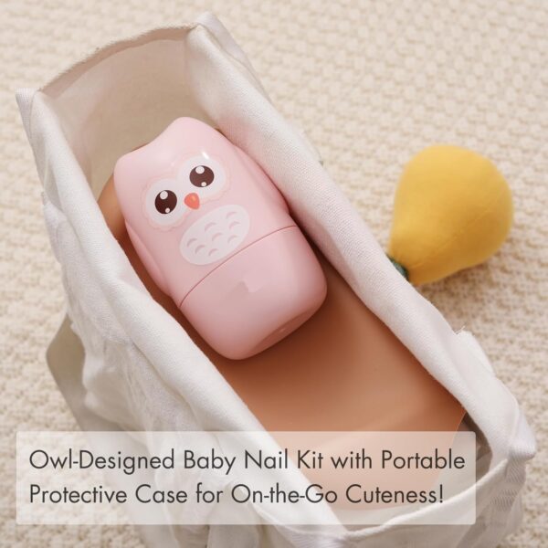 Baby Nail Kit, 4-in-1 Baby Nail Care Set with Cute Case - Image 6