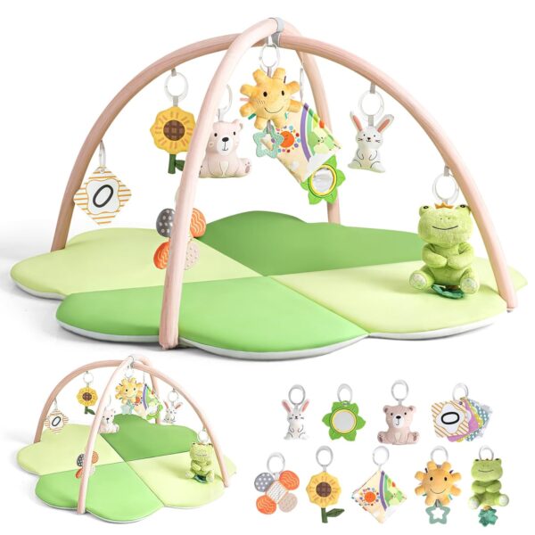 Baby Play Mat, Tummy Time Mat for Sensory Development