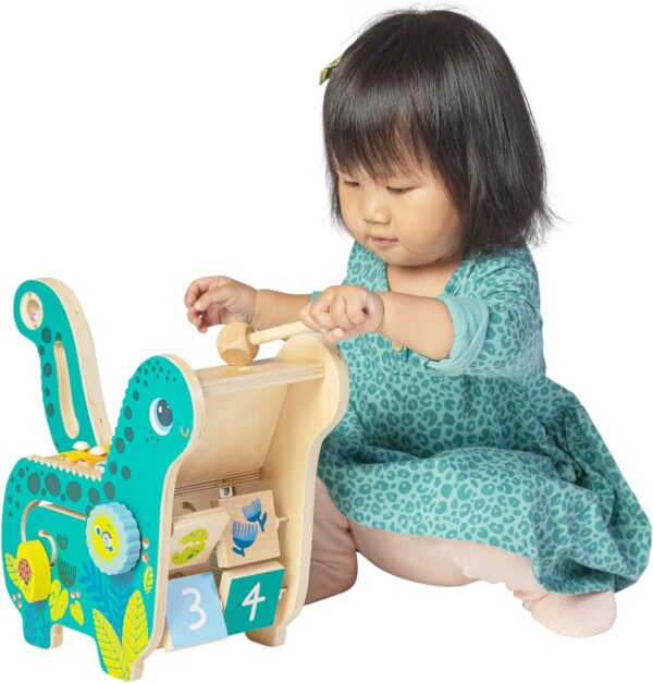 Wooden Dinosaur Toddler and Preschool Musical Instrument and Activity Toy - Image 5