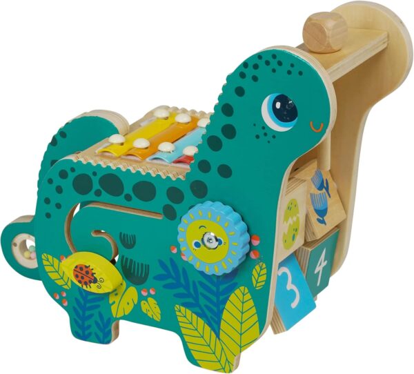 Wooden Dinosaur Toddler and Preschool Musical Instrument and Activity Toy - Image 6