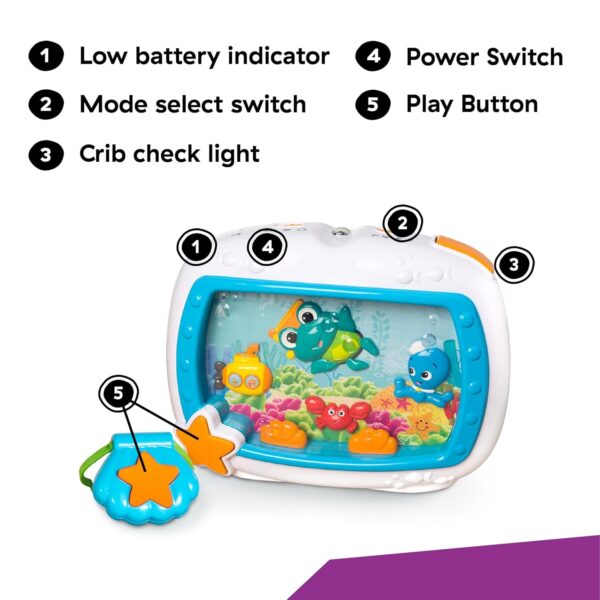 Baby  Sea Dreams Soother Musical Crib Toy - Image 11