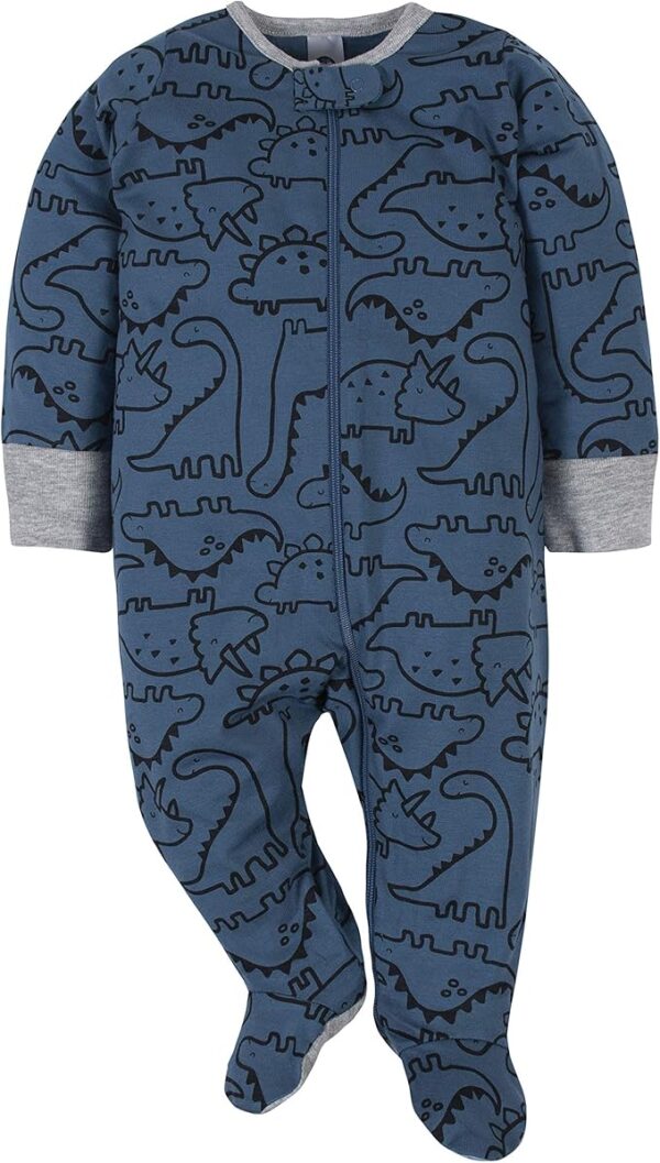 Baby Boys 4 Pack Sleep 'N Play Footie - Image 2