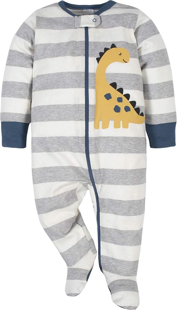 Baby Boys 4 Pack Sleep 'N Play Footie - Image 5